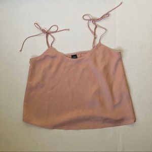 🌷5/$20🌷 Silky Tie Strap Tank Top